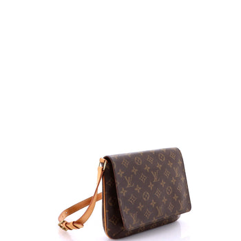 Louis Vuitton Musette Tango Handbag Monogram Canvas