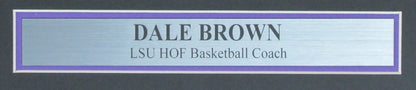 Dale Brown Autographed/Inscribed 11X14 Photo Lsu