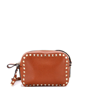 Valentino Garavani Rockstud Camera Crossbody Bag Leather