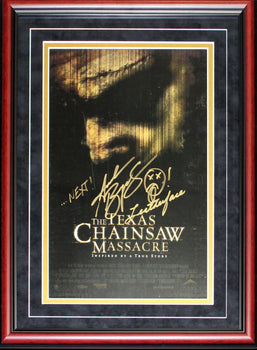 Andrew Bryniarski Autographed Framed Multi Inscribed Texas Chainsaw Massacre Mov