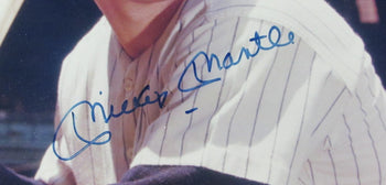 Mickey Mantle Hof Autographed 16X20 Photo New York Yankees Framed Jsa 182846