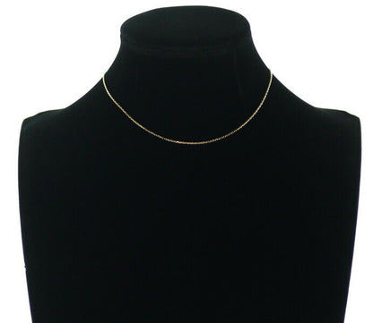 Mikimoto Cable Chain Necklace 43Cm 18K 750 Yellow Gold