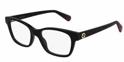 Gucci Gg0922O 003 Black Rectangle Women'S 49 Mm