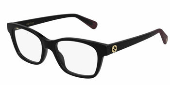 Gucci Gg0922O 003 Black Rectangle Women'S 49 Mm