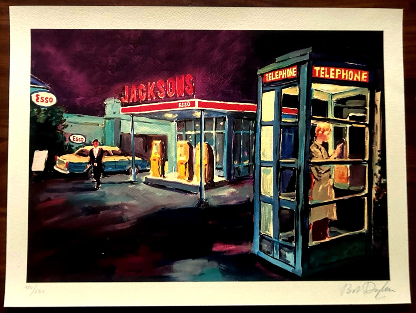 Bob Dylan Lithograph Coa Signed Op Numbered Pencil Modern Museum