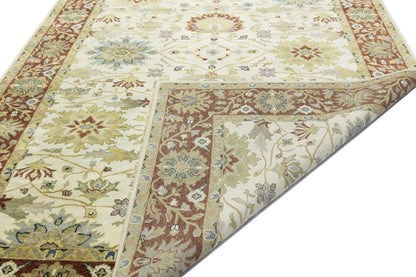 Hand-Knotted Vintage Style Floral Peshawar Osh