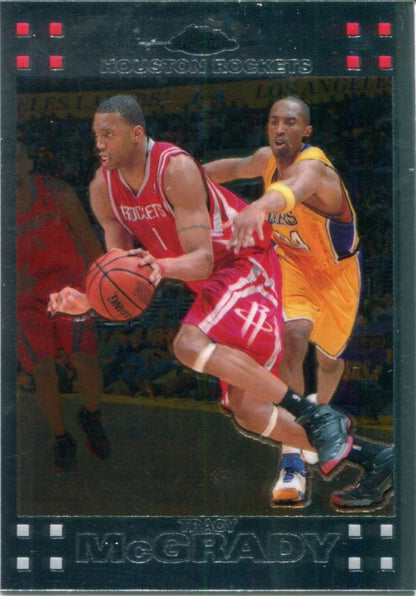 Tracy Mcgrady 2008 Topps Chrome W/Kobe Card