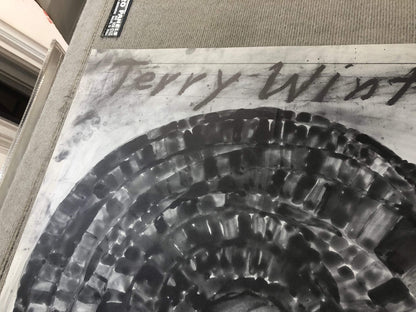 Terry Winters Untitled " Offset Lithograph Contemporary Black