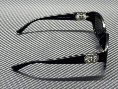 GUCCI GG1826SK 001 Black Grey Women's Large 57 mm Sunglasses