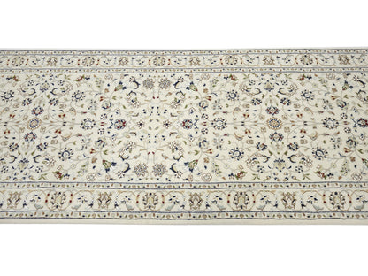 Indo-Nain Oriental Runner Rug All-Over Floral