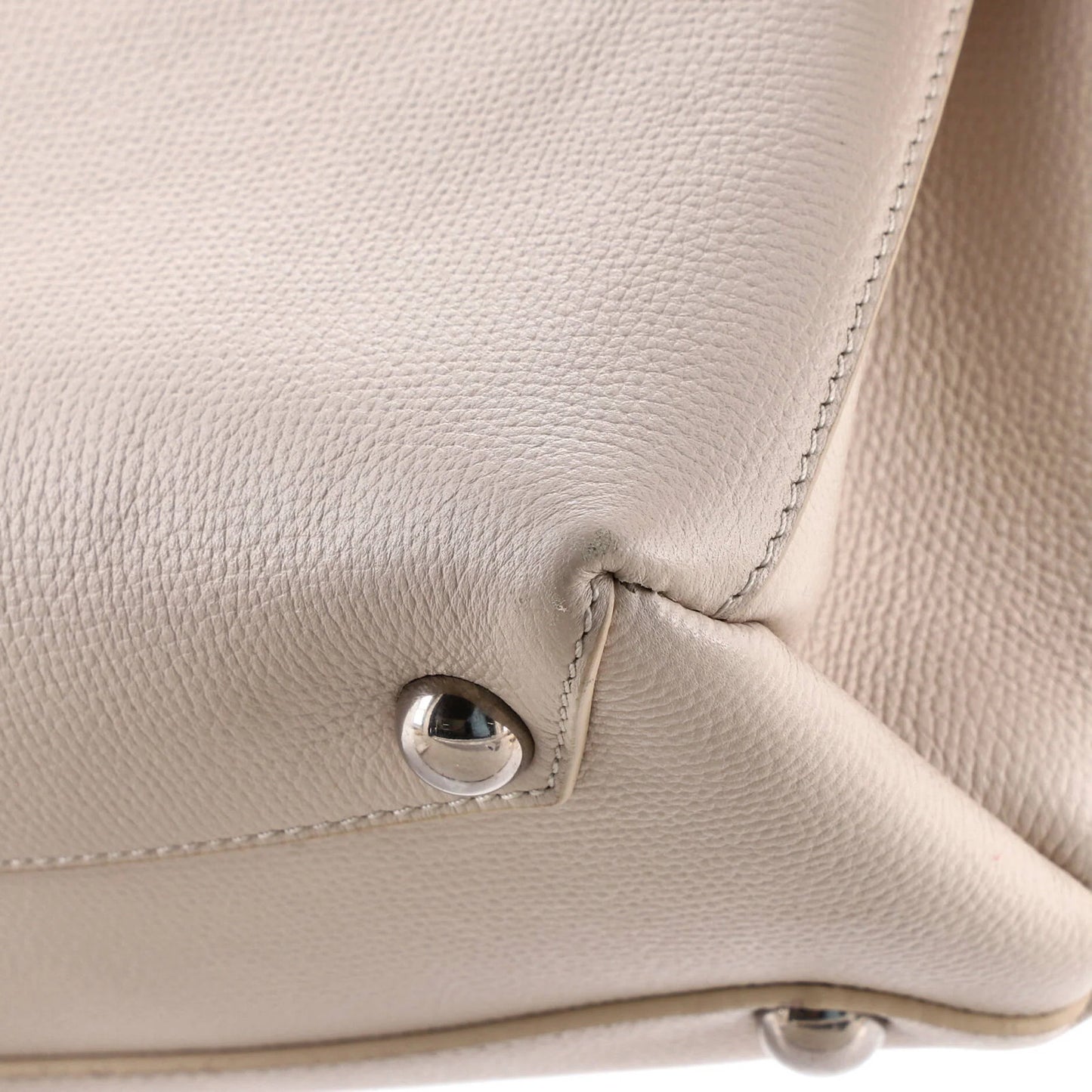 Burberry Banner Nm Tote Leather With Vintage Check Canvas Small