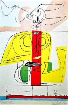 Le Corbusier Lithograph Coa Cachet Certified/Numbered A Hand