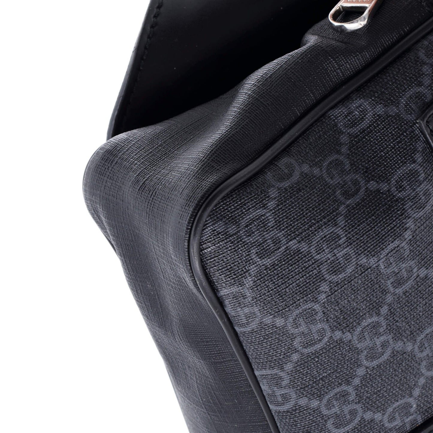 Gucci Soft Zip Belt Bag Gg Coated Canvas Small