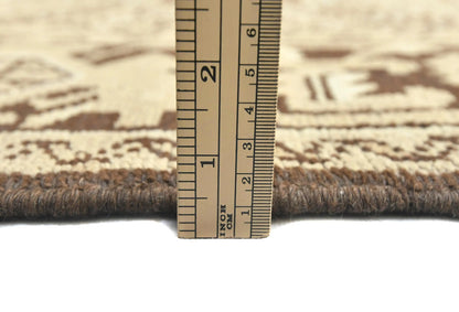 Distressed Vintage Oriental Rug 7X10 Ft Muted