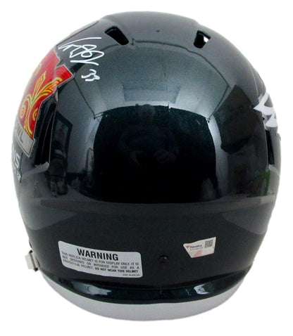 Cooper Dejean Signed Full Size Replica Sb Lix Champs Helmet Eagles Fanatics 5564