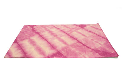 Fuchsia Tie-Dye Design Modern 5X8 Hand-Tufted