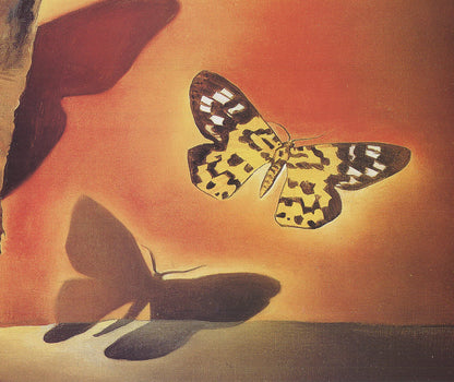 Salvador Dali Butterfly Landscape " Offset Lithograph Surreali