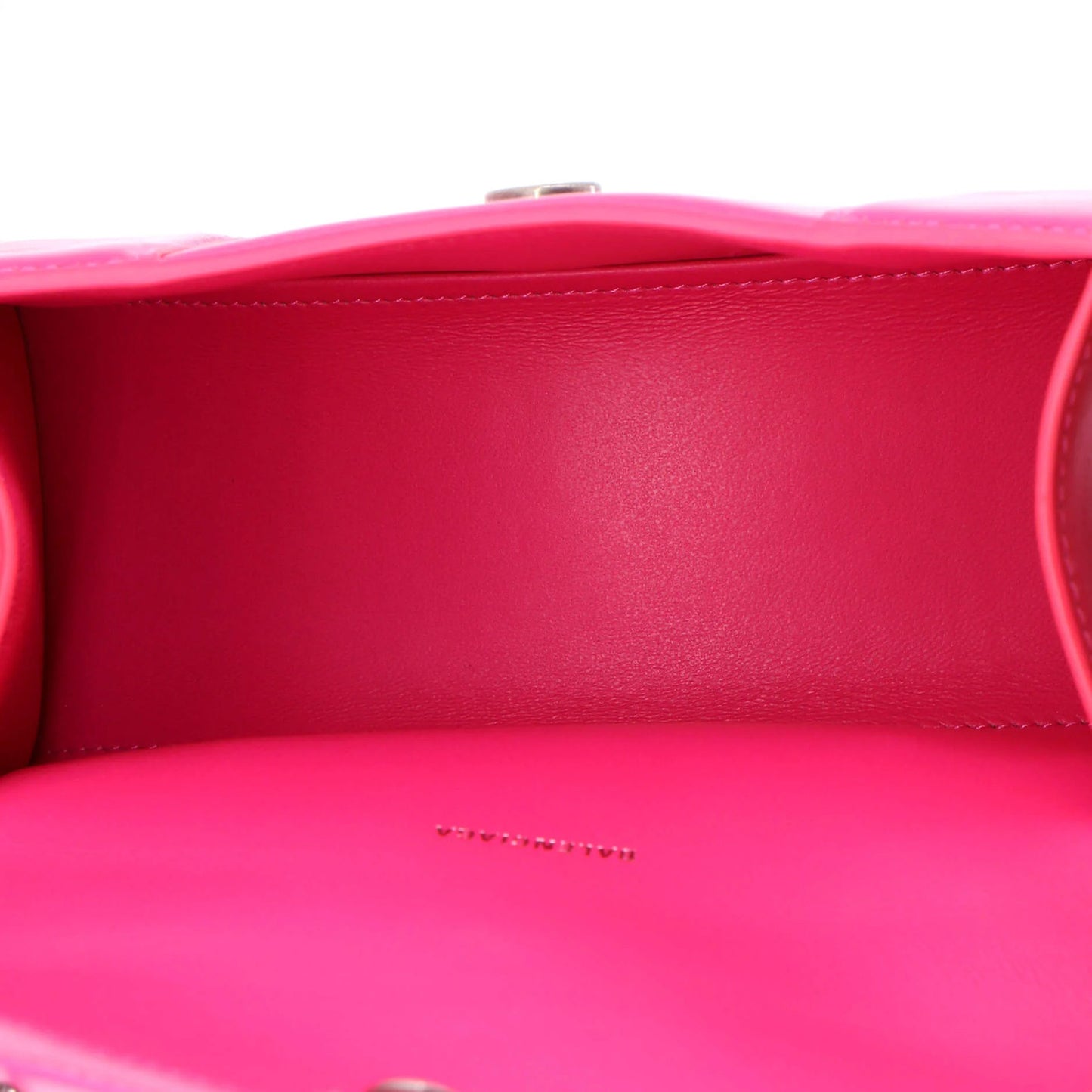 Balenciaga Hourglass Top Handle Bag Leather Xs