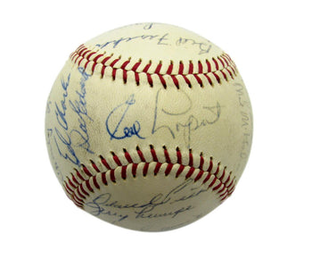 1963 Kansas City Athletics Team Signed Oal