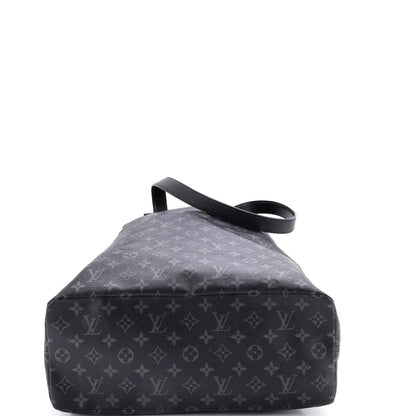 Louis Vuitton Cabas Light Drawstring Bag Monogram Eclipse Canvas