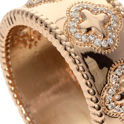 0.4Ct Diamond Ring K18 Pink Gold  15.3G