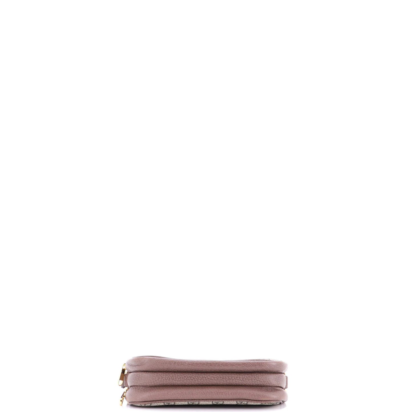 Gucci Ophidia Triple Zip Crossbody Bag Gg Coated Canvas Mini