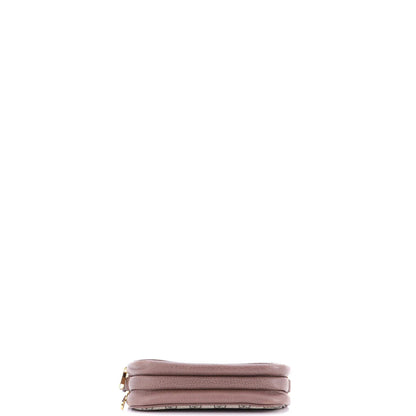 Gucci Ophidia Triple Zip Crossbody Bag Gg Coated Canvas Mini