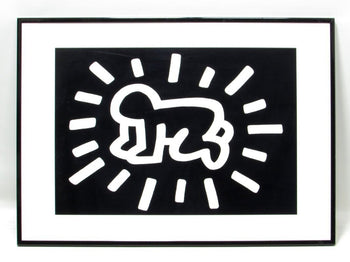 Keith Haring Silkscreen Poster 