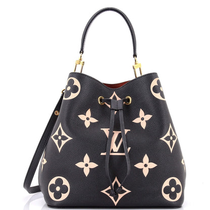 Louis Vuitton Neonoe Handbag Bicolor Monogram Empreinte Giant Mm