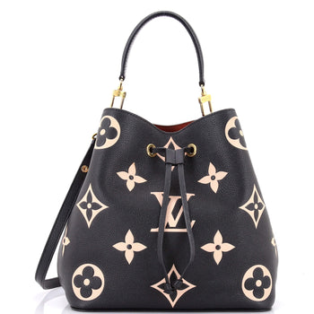 Louis Vuitton Neonoe Handbag Bicolor Monogram Empreinte Giant Mm