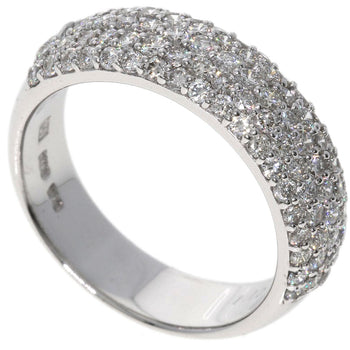 Ponte Vecchio   Ring Pave Diamond K18 White Gold
