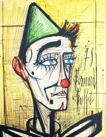 Bernard Buffet Lithograph Certified Coa Signed In