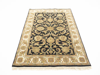4X6 Ft Handmade Agra Jaipur Oriental Rug Floral