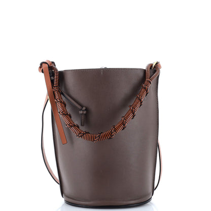 Loewe Gate Top Handle Bucket Bag Leather Medium