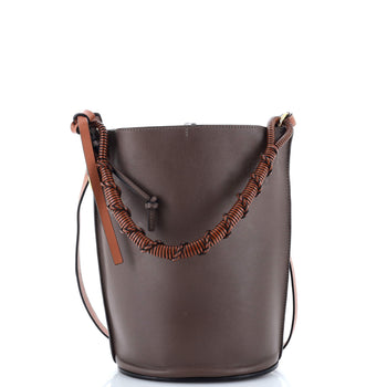 Loewe Gate Top Handle Bucket Bag Leather Medium