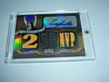 Terry Bradshaw 09 Topps 3X Threads Game  Triple