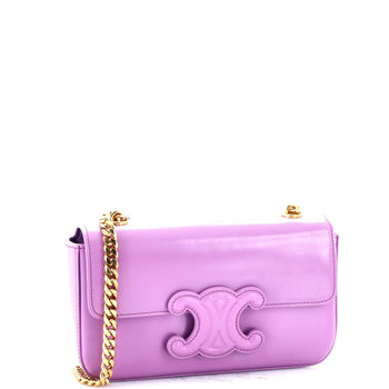 Celine Triomphe Chain Shoulder Bag Leather Medium