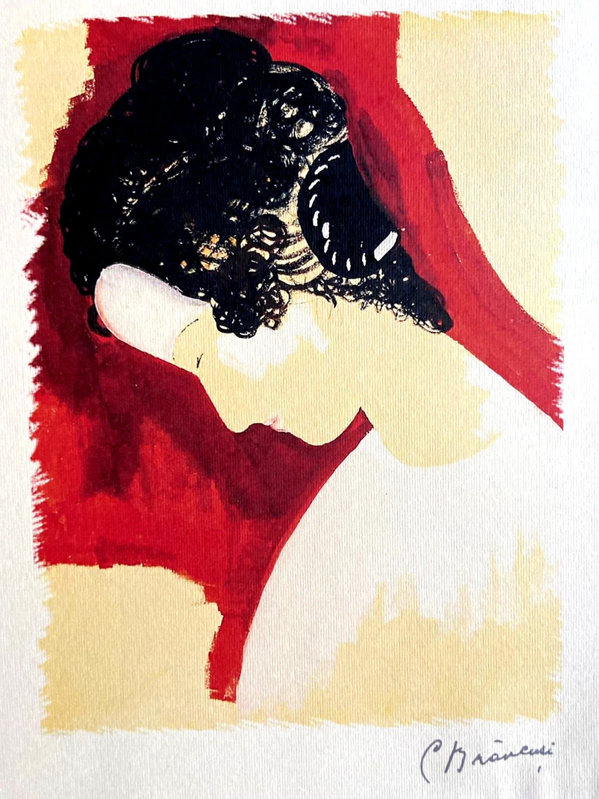 Constantin Brancusi Lithograph Mo Centre Pompidou