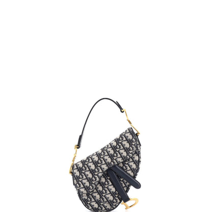 Christian Dior Saddle Handbag Oblique Canvas Mini