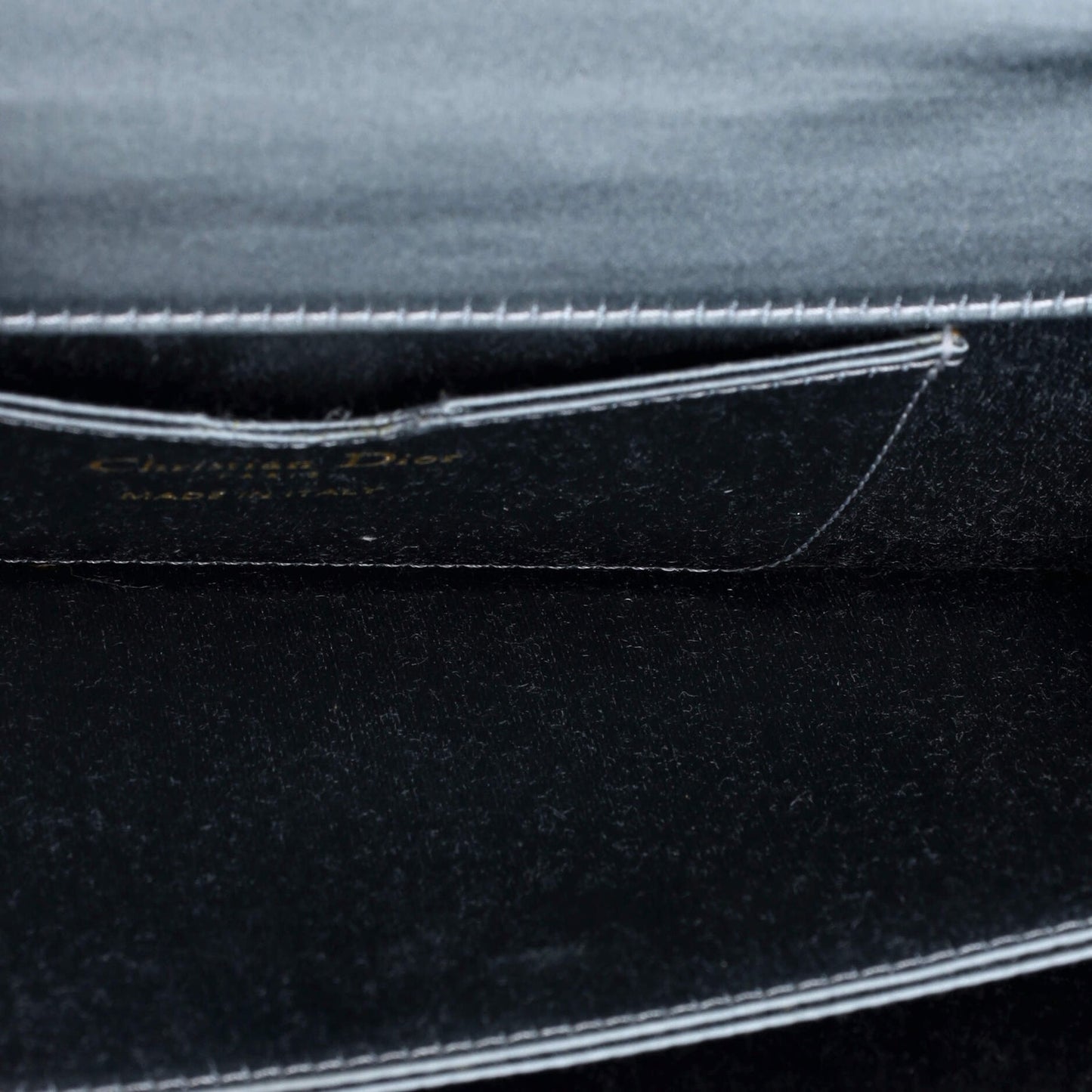 Christian Dior Bee Clutch Satin