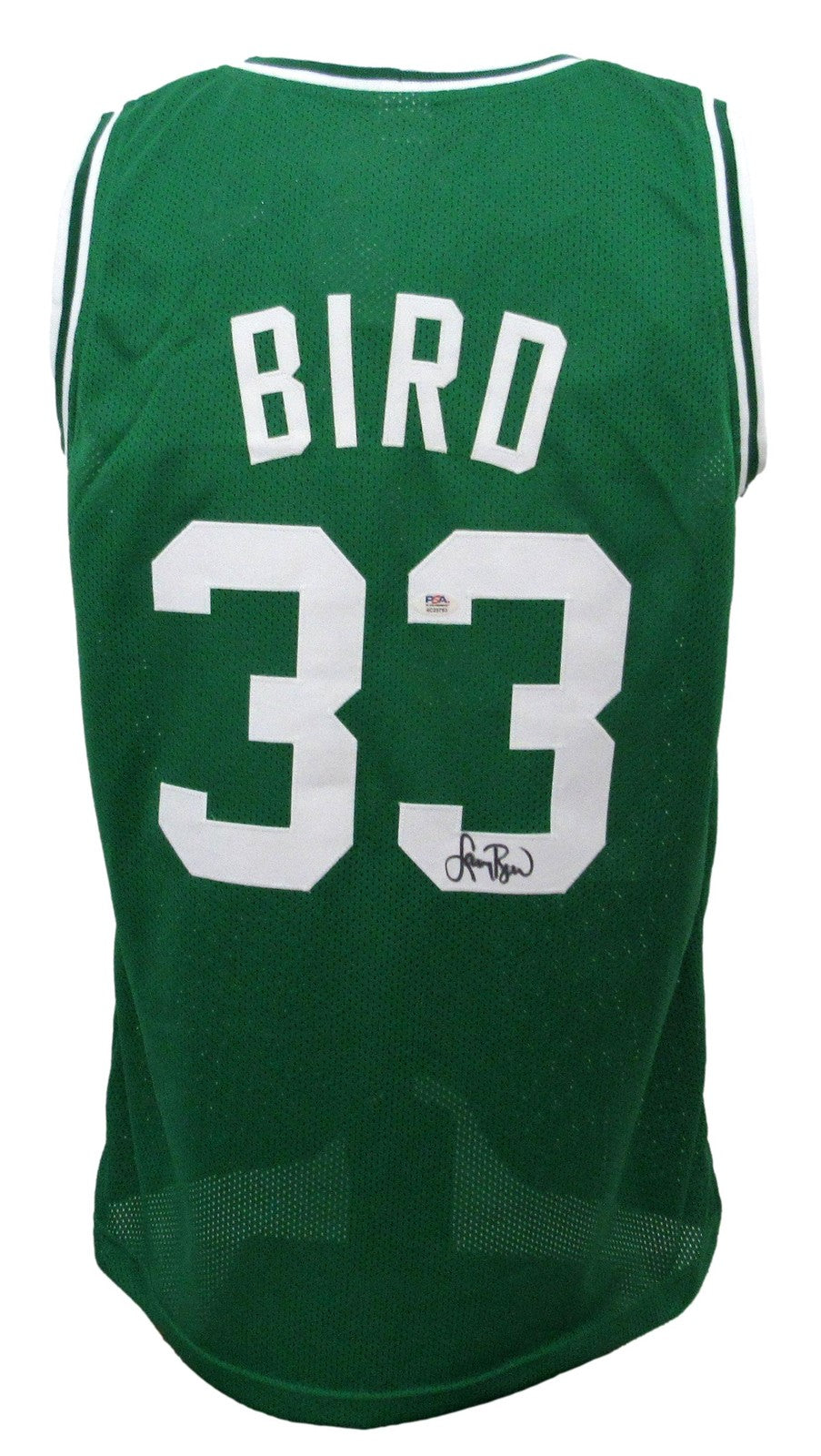 Larry Bird Hof Signed/Auto Green Custom Basketball Jersey Celtics Psa/Dna 200501