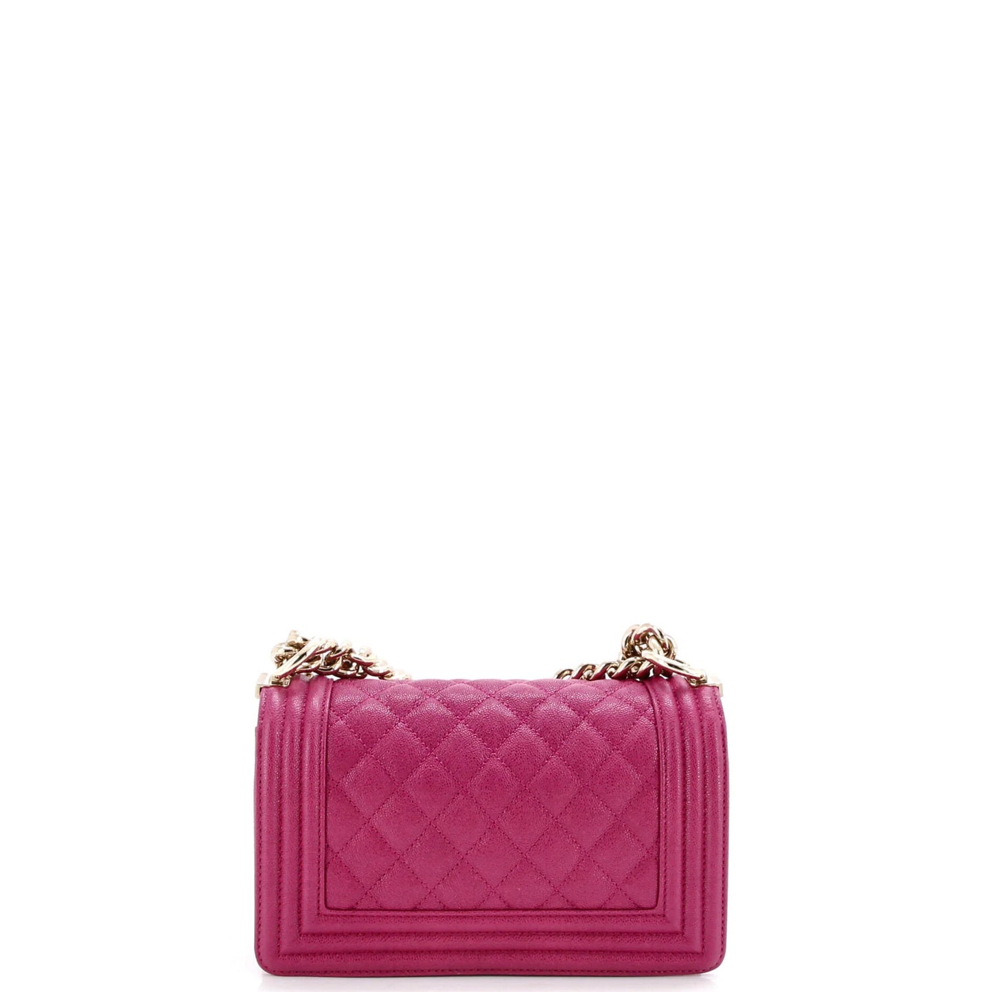 Chanel Boy Flap Bag Quilted Caviar Small