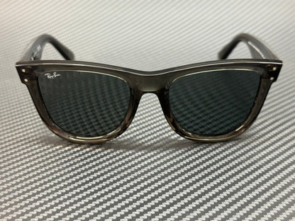 RAY BAN RBR0502S 6707GR Transparent Dark Grey Unisex 53 mm Sunglasses