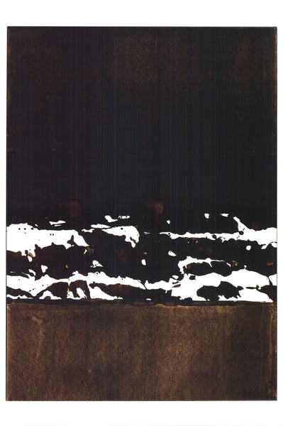Pierre Soulages Walnut Husk On Paper 