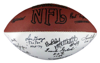 Nfl Hall Of Famers Multi-Autographed (21) Wilson