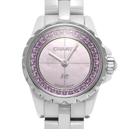 Chanel J12 Xs 19Mm Collector Limited H5512 Pink Sapphire Watch Women