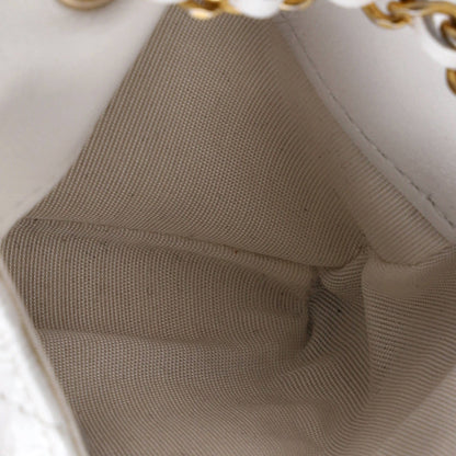 Chanel Cc Chain Belt Bag Quilted Shiny Aged Calfskin