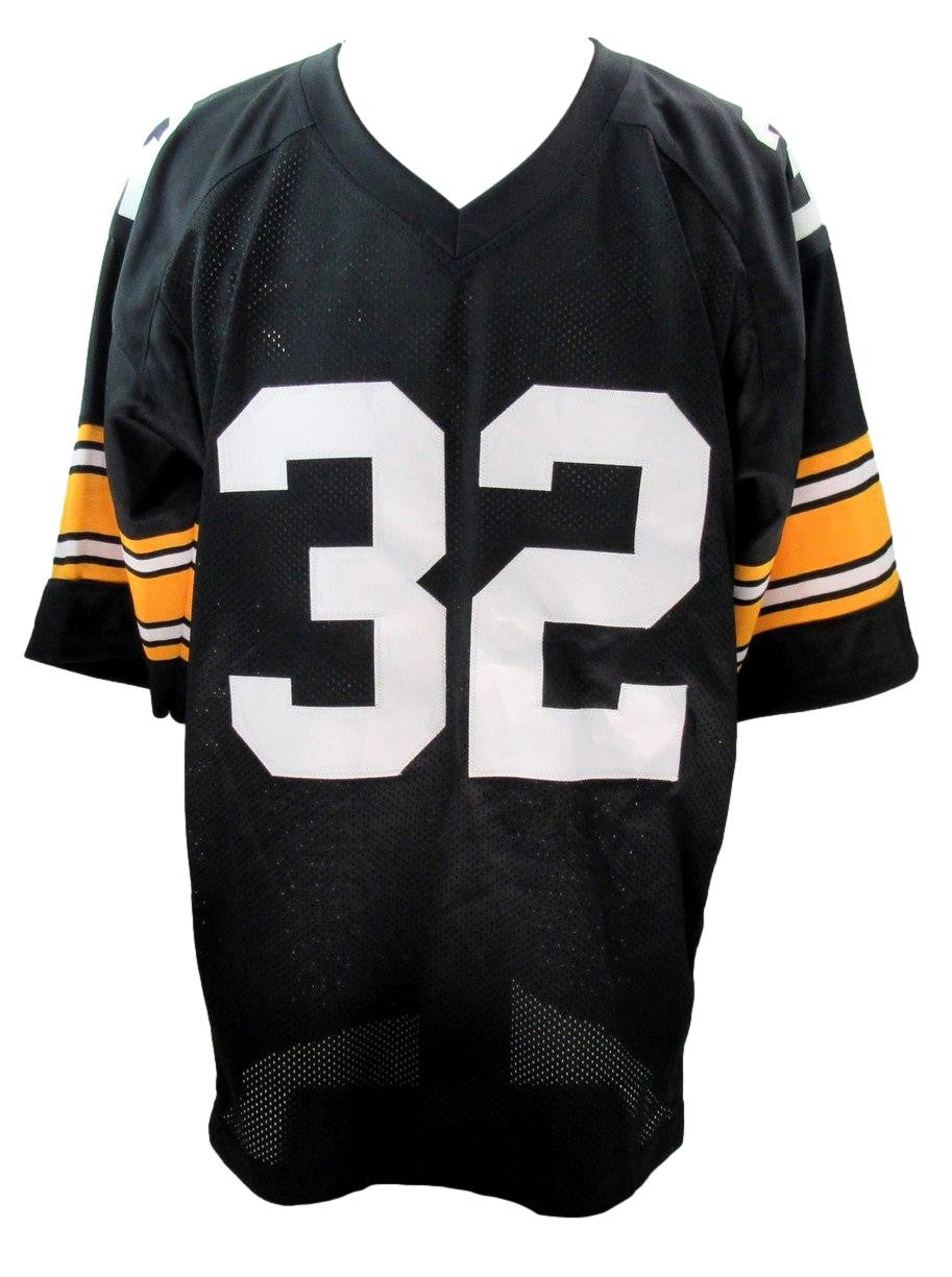 Franco Harris Hof Signed/Inscr Steelers Custom Football Jersey Psa/Dna 197430