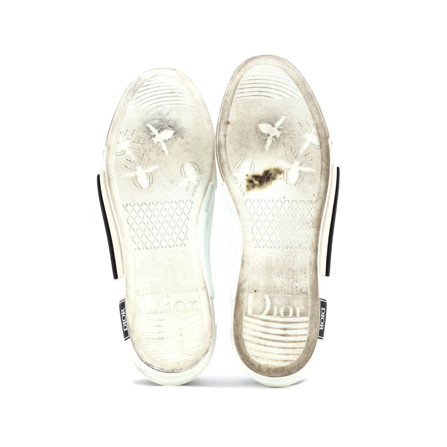 Christian Dior Men'S B23 Cap Toe Low-Top Sneakers Oblique Technical Canvas