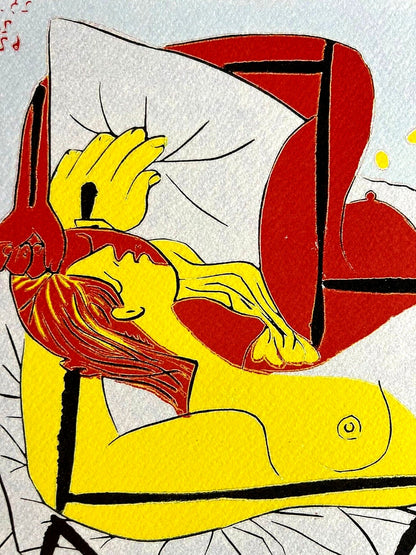 Pablo Picasso Lithograph Coa Signed Numbered By Hand